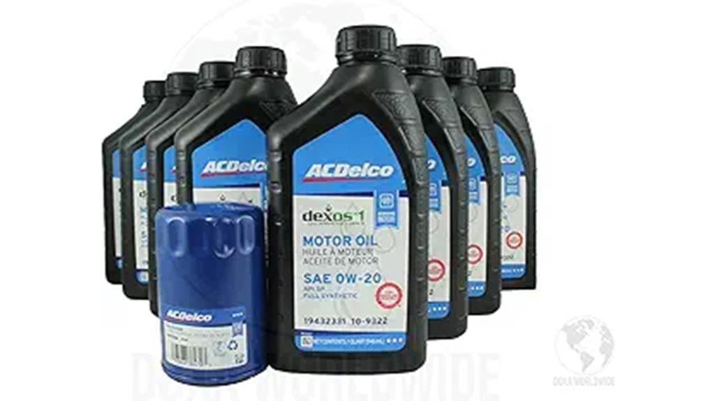 acdelco oil change kit