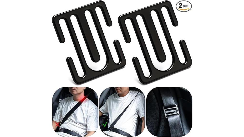 seat belt adjuster clips