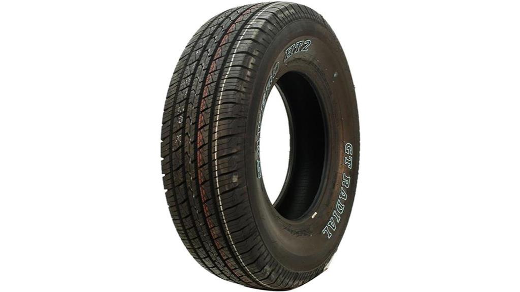 tire size and model