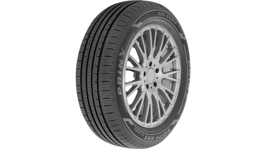 tire specification for prinx